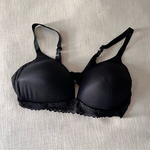 AERIE real Sunnis wireless lightly lined blossom lace trim bra